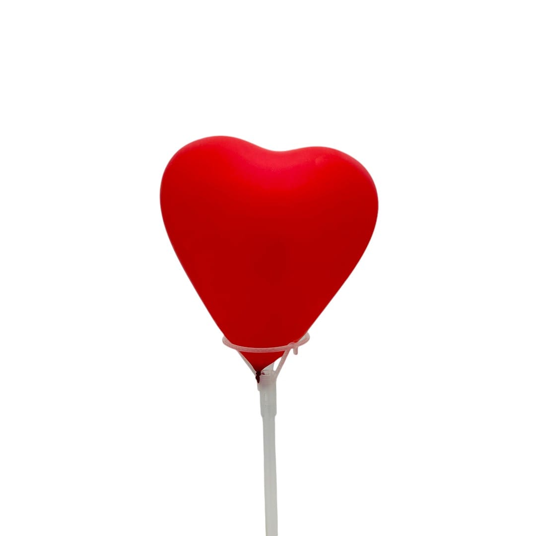 Balão de Coração Vermelha